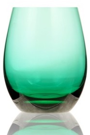 Vaso Rics Color Verde - Cristal San Carlos - transparente - unidad