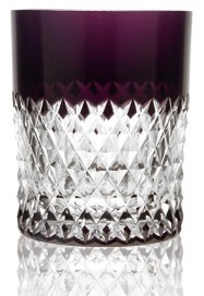 [20-6/W-2AM-1PD] Vaso Whisky Diamante Tallado - Cristal San Carlos - transparente - unidad